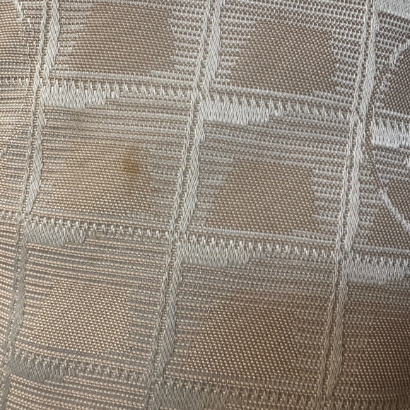 AUTH CHANEL Authentic Travel Line Beige CC Nylon Leather Tote Bag Neutral Purse - Picture 13 of 17